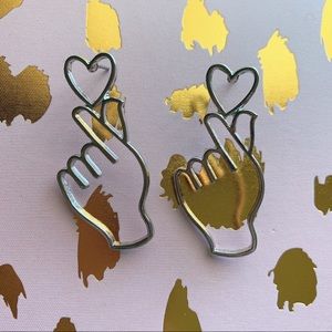 NEW ‘Heart’ Earrings -Silver